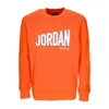 Jordan Flight Mvp Graphic Fleece Crewneck Men's Sweatshirt Rush Orange/white In Rush Orange/white