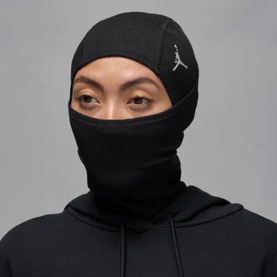 Jordan Flight Warm Rib Knit Hood In Black