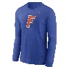 Jordan Men's Florida Gators Alternate Logo  College Long-sleeve T-shirt In Blue