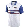 Jordan Men's Florida Gators Primetime Campus Vapor  Dri-fit College Polo In White