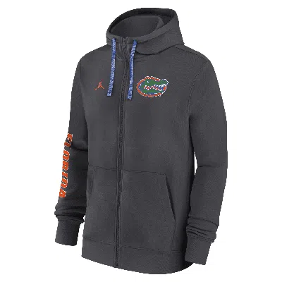 Jordan Men's Florida Gators Sideline Team Issue  College Full-zip Hoodie In Grey
