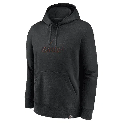JORDAN FLORIDA GATORS STATEMENT WORDMARK LOCKUP HEAVYWEIGHT NIKE MEN'S COLLEGE PULLOVER HOODIE,1015709493