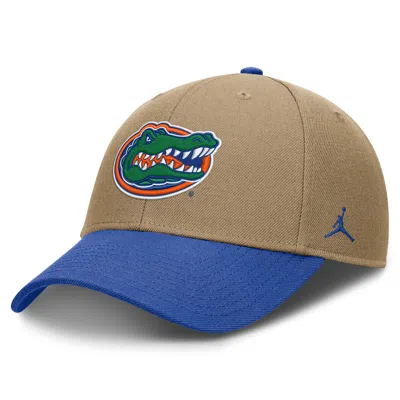 Jordan Florida Primetime Rise  Brand Dri-fit College Trucker Adjustable Hat In Brown