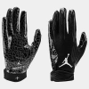 Jordan Fly Lock Football Gloves In Black