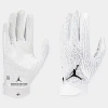 Jordan Fly Lock Football Gloves In White