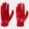 Jordan Fly Lock Football Gloves In Red