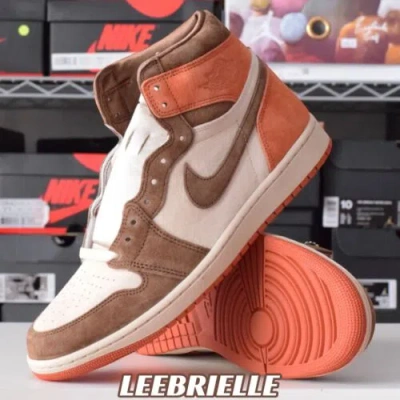 Pre-owned Jordan Fq2941-200 - Wmns Air  1 Retro High Og Sp Dusted Clay Cacao Wow In Multicolor