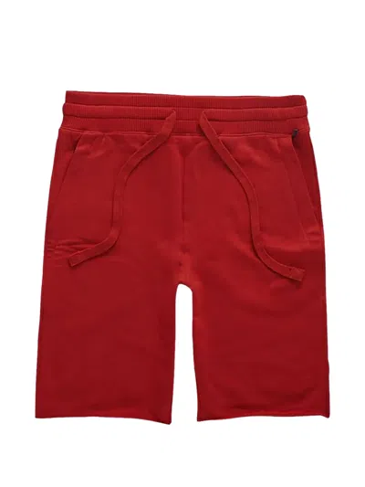 Jordan French Terry Fleece Shorts In Red