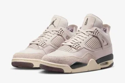 Pre-owned Jordan Fz4810-200 A Ma Maniere Nike Air  4 Retro Og Sp Fossil Stone (women's) In Beige