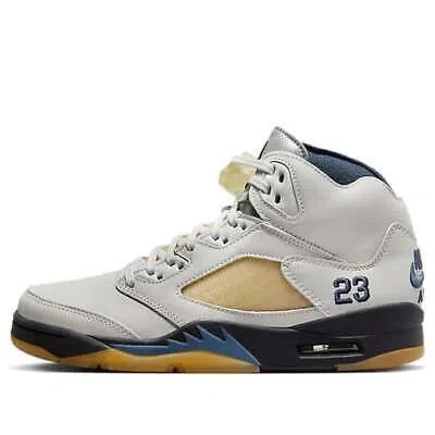 Pre-owned Jordan Fz5758 004  5 Retro A Ma Maniere Dawn (women's) In Gray