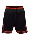 Jordan Geometric-patterned Sport Shorts In Black