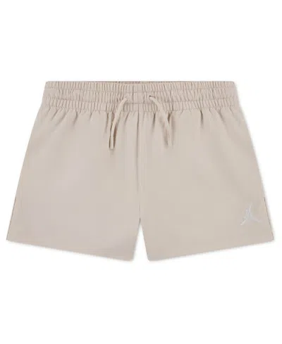 Jordan Kids' Girls' 7-16 Essentials Woven Pull-on Shorts In Gray