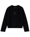 Jordan Girls 7-16 Mountainside Crewneck Sweatshirt In Black