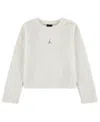 Jordan Girls 7-16 Mountainside Crewneck Sweatshirt In Neutral