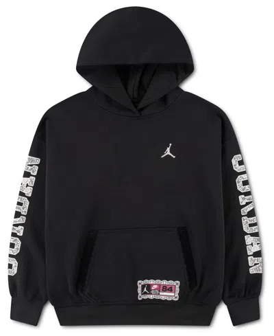 Jordan Kids' Girls' 7-16 Allstar Fleece Pullover Hoodie In Black