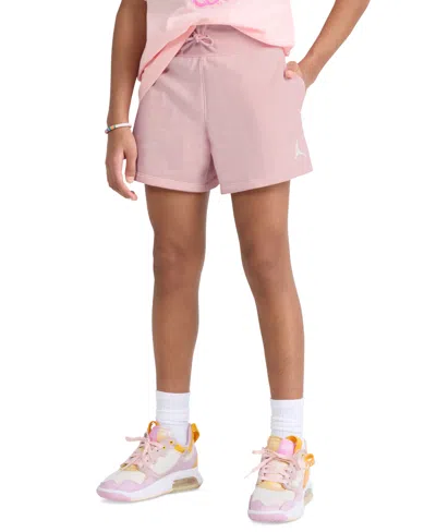 Jordan Kids' Girls' 7-16 Brooklyn French Terry Shorts In Pink