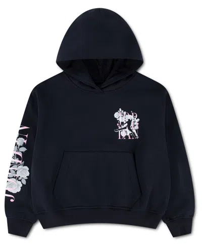 Jordan Kids' Girls' 7-16 Floral Stack Pullover Hoodie In Blue