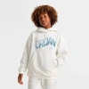 Jordan Girls' Big Kids Flight Club Bubble Pullover Hoodie In White