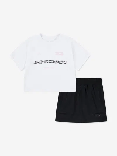 Jordan Girls Crafted Utility Skort Set In Black