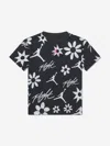 Jordan Girls Essentials Aop T-shirt In Black