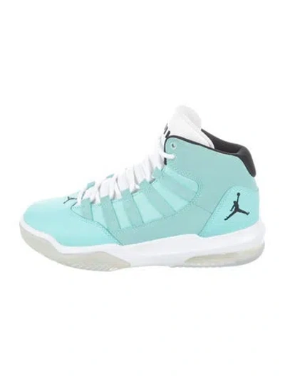 Pre-owned Jordan Babies' Girls High Top Sneaker In Green