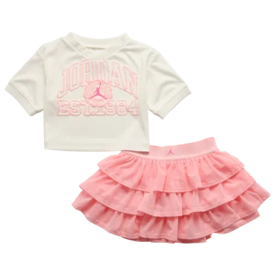 Jordan Kids' Girls Infant  Jersey Tutu Set In White