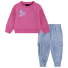 Jordan Girls Infant   Blue Jean & Bling Pants Set In Pink