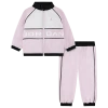 Jordan Girls Infant   Wind Breaker Piping Set In Pink Foam/white
