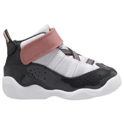Jordan Kids' Girls  6 Rings In White/red Stardust/anthracite