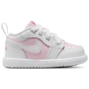 Shop Jordan Girls  Aj 1 Low In White/red/pink Foam
