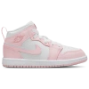 Jordan Girls   Aj 1 Mid In Pink Foam/white/fired Red