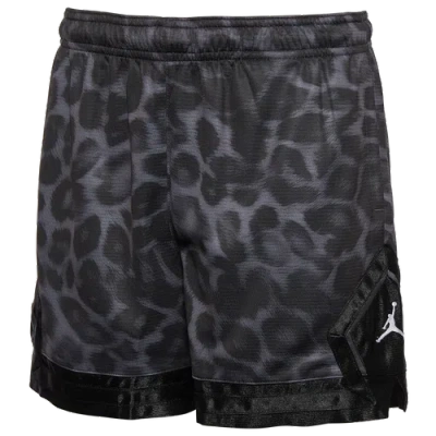 Jordan Kids' Girls  Dri-fit Sport Aop Diamond Shorts In Black