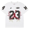 Jordan Girls   23 Jumpman Short Sleeve T-shirt In Sail/black
