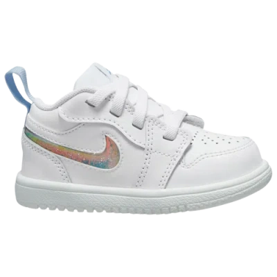 Jordan Girls   Air  1 Low Se In White/ice Blue/summit White