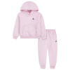 Jordan Girls   Brooklyn Fleece Pullover Hoodie Set In Pink