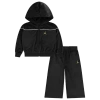 Jordan Girls   Mountainside Velour Set In Black