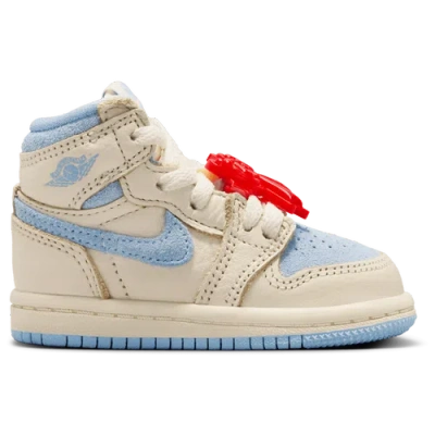 Jordan Kids' Girls   Retro 1 Hi Og Remastered In Neutral