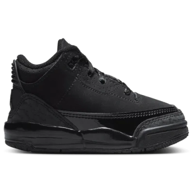 Jordan Kids' Girls   Retro 3 In Black/black