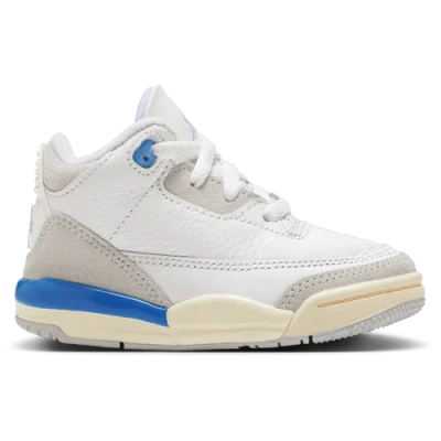 Jordan Kids' Girls   Retro 3 In Summit White/hydrogen Blue
