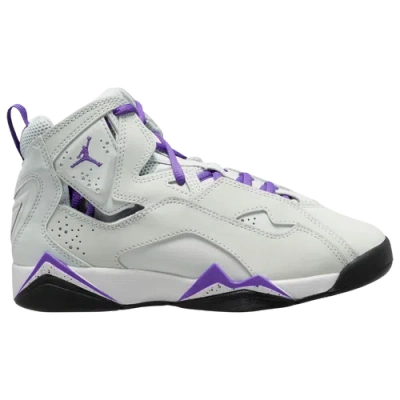 Jordan Girls   True Flight In Gray/purple