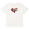 Jordan Girls   Y23k Heart T-shirt In Sail/black