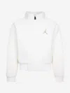 Jordan Girls Jumpman Sherpa Jacket In Ivory