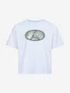 Jordan 1st Baby Blue Big Kids' T-shirt In Grey