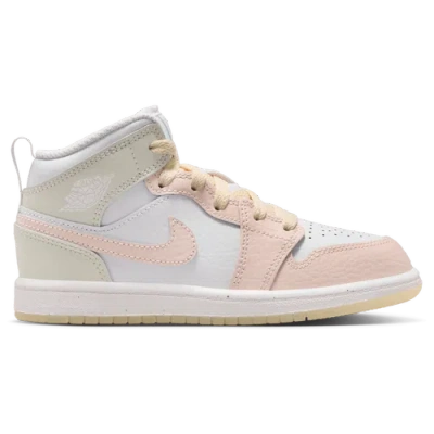 Jordan Kids' Girls Preschool   1 Mid Se In White