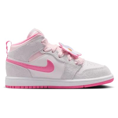 Jordan Kids' Girls  Air  1 Mid Se In Gray