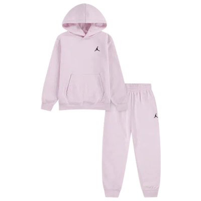 Jordan Kids' Girls Preschool   Brooklyn Fleece Pullover Set In Pink