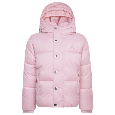 Jordan Kids' Girls Preschool   Jacquard Fill Jacket In Pink