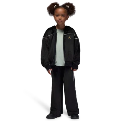 Jordan Kids' Girls Preschool   Mountainside Velour Set In Black