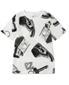 Jordan Girls S-xl Bold Print Jersey Relaxed Fit T-shirt In Neutral