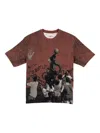 Jordan Graphic Basketball-print T-shirt In Brown